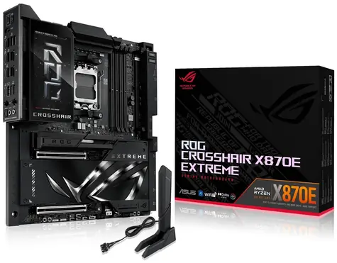 ASUS ROG CROSSHAIR X870E EXTREME / AMD X870 / DDR5 / SATA III RAID / USB / 10GLAN / M.2 / sc.AM5 / ATX