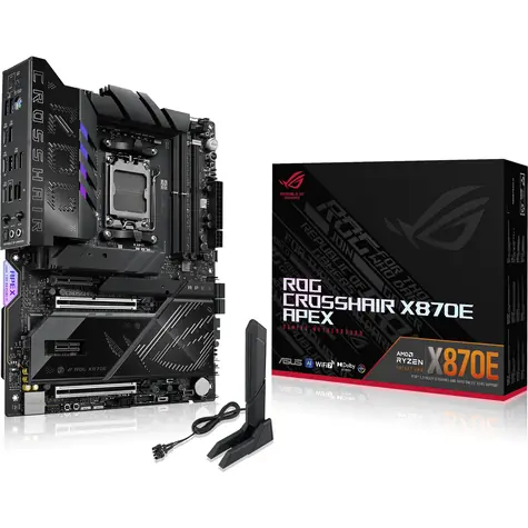 ASUS ROG CROSSHAIR X870E APEX / AMD X870 / DDR5 / SATA III RAID / USB / 5GLAN / M.2 / sc.AM5 / ATX