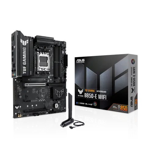 ASUS TUF B850-E GAMING WIFI / B850 / 4x DDR5 / 1x 2.5GLAN / Wi-Fi 7 / ATX