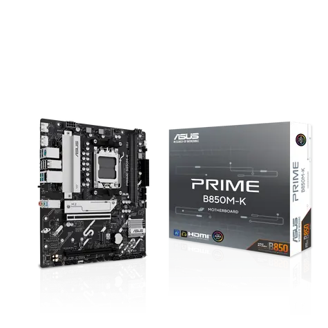 ASUS PRIME B850M-K / B850 / 2x DDR5 / 1x 2.5GLAN  / mATX