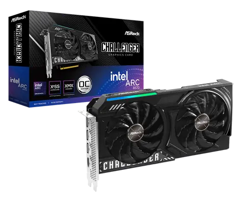 ASRock Intel Arc B570 CL 10G / 2600 MHz / 10GB GDDR6 / 160-bit / 1xHDMI + 3x DP / (8)