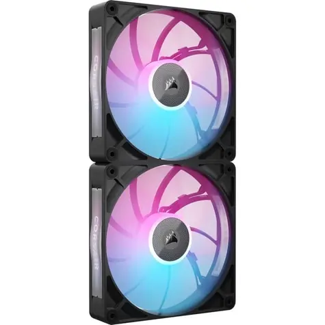 Corsair RX140 MAX RGB 2ks černá / 140mm / Magnetic bearing / 400-1600 RPM /36 dB