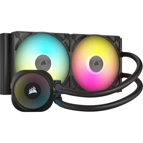 Corsair iCUE LINK TITAN RGB černá / 2x 140mm / 36dB / 300-1700 RPM / 94.7CFM / Intel + AMD