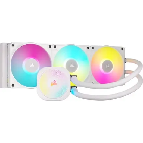 Corsair iCUE LINK TITAN RGB bílá / 3x 120mm / 36dB / 300-2100 RPM / 73.5CFM / Intel + AMD