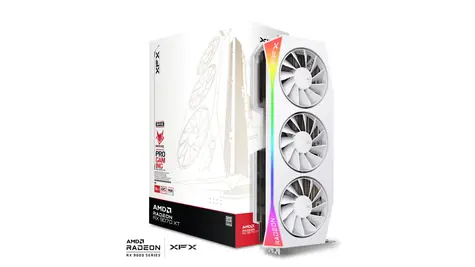 XFX Mercury Radeon RX 9070XT 16GB OC bílá / 3100 MHz / 16GB GDDR6 / 256-bit / 1x HDMI + 3x DP / 700W (8+8+8)