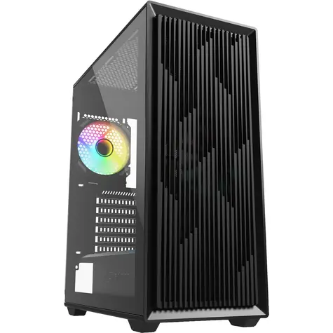 Sharkoon VK2 RGB černá / ATX / 2x USB 3.0 / 4x 120mm / bez zdroje / průhledná bočnice