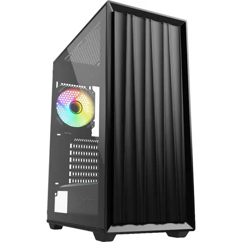 Sharkoon VK3 RGB černá / ATX / 2x USB 3.0 / 4x 120mm / bez zdroje / průhledná bočnice