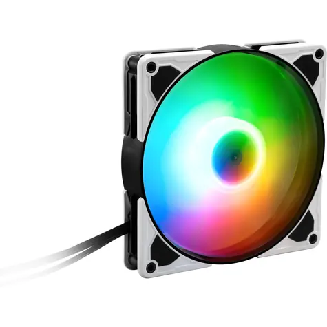 Sharkoon SilentStorm 140 PWM RGB černá / větráček / 140mm / RGB / 34.7 dBA / 1400 RPM / 121.9 m3h