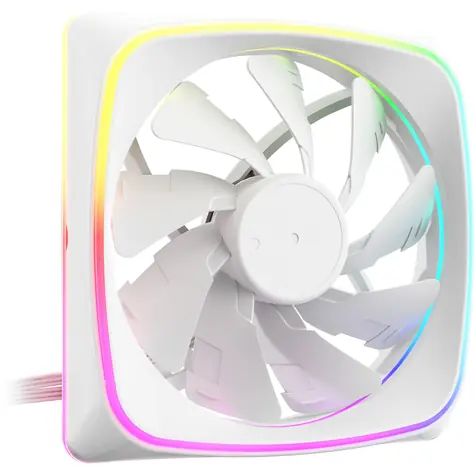 Sharkoon SHARK Lights RGB PWM bílá / větráček / 120mm / RGB / 24.8 dBA / 1700 RPM / 89 m3h
