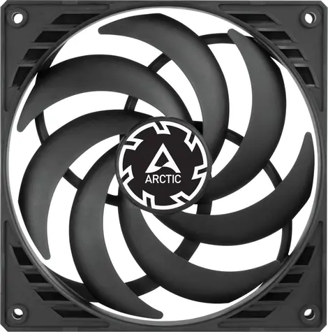 ARCTIC P14 Slim PWM PST černá / 140 mm / Fluid Dynamic Bearing / 120-1800 RPM / 79.85 m3h / 4-pin