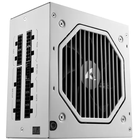 Sharkoon Rebel P20 850W bílá / 80Plus Gold / Modular / 120mm / ATX