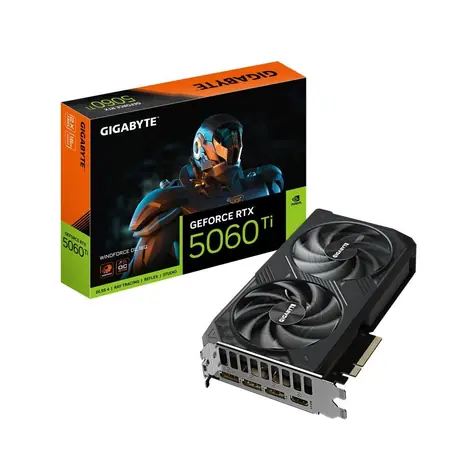 GIGABYTE GeForce RTX 5060 Ti WINDFORCE OC 16GB / 2587MHz / 16GB GDDR7 / 128-bit / 1x HDMI + 3x DP / 650W (8)