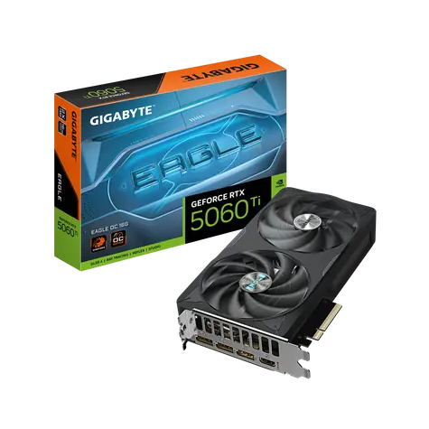 GIGABYTE GeForce RTX 5060 Ti EAGLE OC 16GB / 2617MHz / 16GB GDDR7 / 128-bit / 1x HDMI + 3x DP / 650W (8)