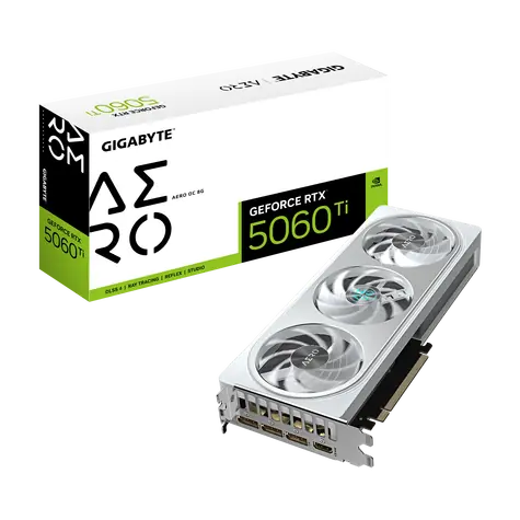 GIGABYTE GeForce RTX 5060 Ti AERO OC 8GB / 2647MHz / 8GB GDDR7 / 128-bit / 1x HDMI + 3x DP / 650W (8)