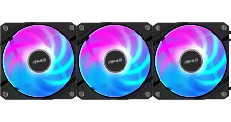 GIGABYTE AORUS EZ CHAIN FAN 120 3ks / 120mm / 60 CFM / 600-2000 RPM / 29 Db