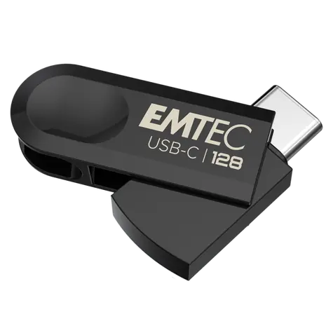 EMTEC C280 USB 3.2 Type-C 128GB / flash disk / čtení: 80Mbs / zápis: 20MBs