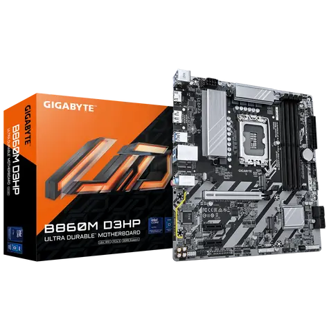 GIGABYTE B860M D3HP / B860M / LGA1851 / 4x DDR5 / PCIEx16 / GLAN / mATX