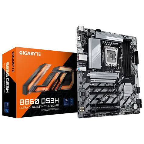 GIGABYTE B860 DS3H / B860 / LGA1851 / 4x DDR5 / PCIEx16 / 2.5 GLAN / ATX