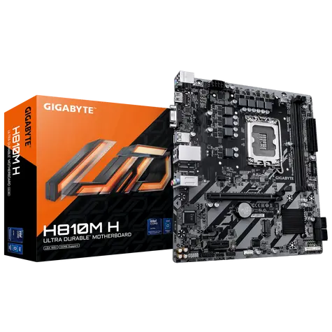 GIGABYTE H810M H / H810M / LGA1851 / 2x DDR5 / PCIEx16 / GLAN / mATX