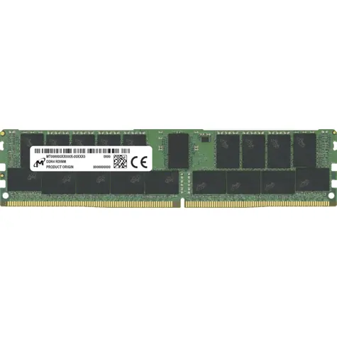 Micron 32GB (1x32GB) 3200 MHz / DDR4 / 2Rx4 / DIMM / CL22-22-22 / ECC / 1.2V 