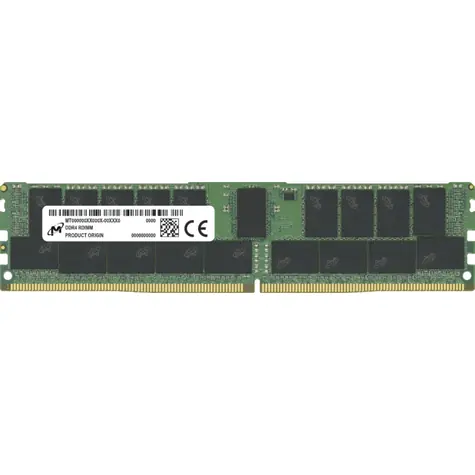 Micron 64GB (1x64GB) 3200 MHz / DDR4 / 2Rx4 / DIMM / CL22-22-22 / ECC / 1.2V 