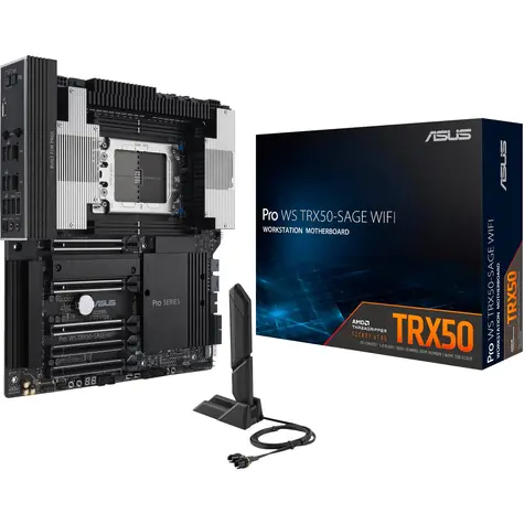 ASUS PRO WS TRX50-SAGE WIFI / sTR5 / 4x DDR5 / 3x PCIe 5.0 x16 + 2x PCIe 4.0 x16 / 2x LAN / CEB