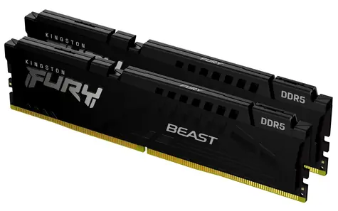 Kingston Fury Beast Black 64GB (2x 32GB) DDR5 5200MHz / CL40 / DIMM / EXPO / XMP / 1.35V