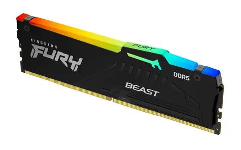 Kingston Fury Beast RGB 64GB (1x 64GB) DDR5 5600MHz / CL40 / DIMM / EXPO / XMP / 1.35V 