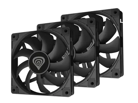 Genesis Oxal 120 černá / Ventilátor / 120mm / 46.1 CFM / 3ks