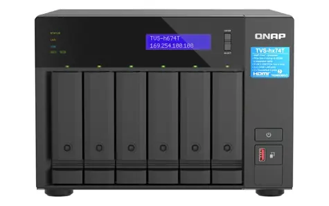 QNAP TVS-h874-i7-32G / Intel Core i7 / 32GB DDR4 / 8x3.5
