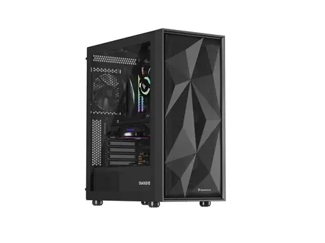Genesis Diaxid 605F černá / PC skříň / ATX, micro-ATX, mini-ITX / USB 2.0 / USB 3.0
