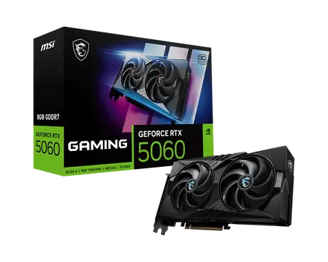 MSI GeForce RTX 5060 8G GAMING OC / 2625MHz / 8GB GDDR7 / 128-bit / 1x HDMI + 3x DP / 550W (8)