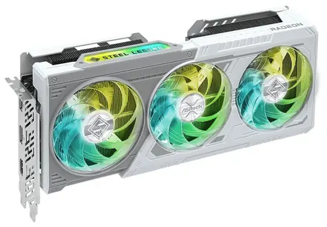 ASRock Radeon RX 9060 XT Steel Legend OC 8GB / 3320MHz / 8GB GDDR6 / 128-bit / 1x HDMI + 2x DP / 550W (8)