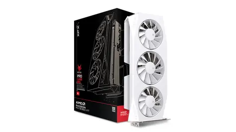 XFX Radeon RX 9060 XT Mercury White OC 16GB / 3320Mz / 16GB GDDR6 / 128-bit / 1x HDMI + 2x DP / 450W (8)