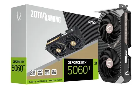 ZOTAC GeForce RTX 5060 Ti AMP 8GB / 2400 - 2632Mhz / 8GB GDDR7 / 128bit / 1x HDMI + 3x DP / 600W (8)