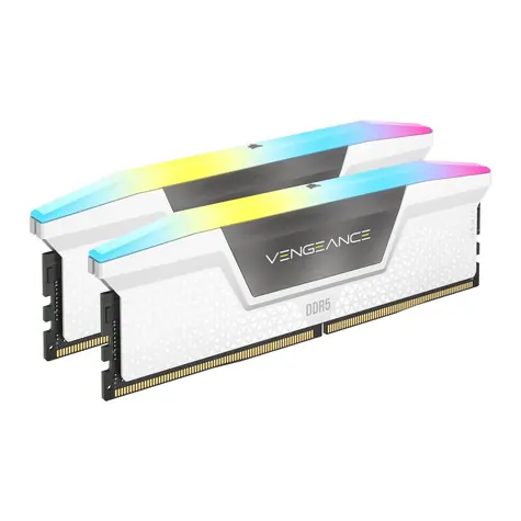 Corsair Vengeance RGB 32GB (2x16) DDR5 6000MHz bílá / C36 / DIMM / XMP 3.0
