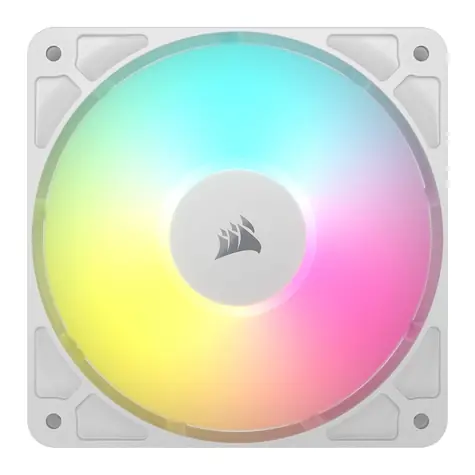 Corsair RS120 ARGB bílá / 120 mm / 36 dB @ 2100 RPM / 43 CFM / PWM