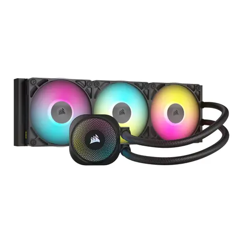 Corsair AIO iCUE LINK TITAN RX RGB 360 černá / 3x 120mm / 36dB / 300-2100 RPM / 73.5CFM / Intel + AMD