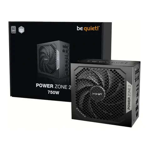 be quiet! Power Zone 2 750W / 750W / 80+ PLATINUM / Aktivní PFC / 140 mm / modulární