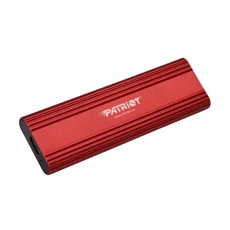 Patriot Transporter Lite 512GB červená / Externí SSD / R: 1000MBs / W: 1000MBs / USB-C 3.2 Gen 2