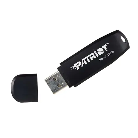 Patriot Xporter Core 128GB černá / Flash Disk / USB 3.2 / USB-A / Rychlost čtení až 80 MBs