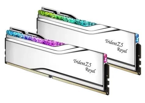 G.Skill Trident Z5 Royal RGB 32GB (2x16GB) 7200Mhz stříbrná / CL34-45-45-115 / DIMM / Non-ECC / XMP 3.0