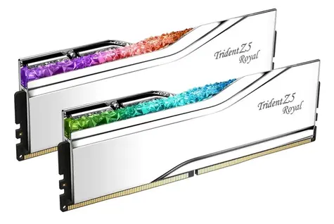 G.Skill Trident Z5 Royal RGB 32GB (2x16GB) 6400Mhz stříbrná / CL32-39-39-102 / DIMM / Non-ECC / XMP 3.0