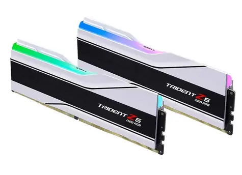 G.Skill Trident Z5 NEO RGB 64GB (2x32GB) 6000Mhz bílá / CL30-36-36-96 / DIMM / Non-ECC / EXPO