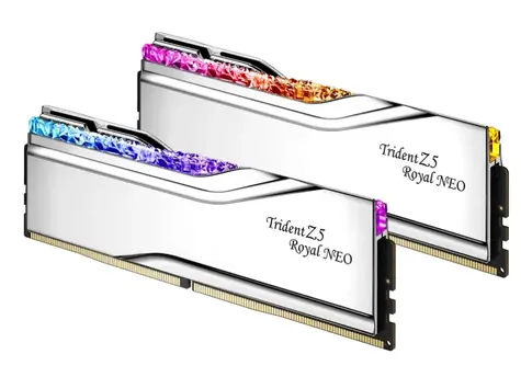 G.Skill Trident Z5 Royal Neo 32GB (2x16GB) 6400Mhz stříbrná / CL30-39-39-102 / DIMM / Non-ECC / EXPO