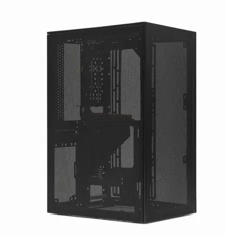 Ssupd Meshroom S V2 černá / mITX / 2x USB-A 3.0 / 1x USB-C 3.1 / Riser kart 5.0 / bez zdroje 