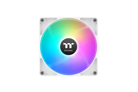 Thermaltake CT140 Reverse ARGB 2ks bílá / 140mm / Hydraulic Bearing / 1800 RPM / 94 CFM / 4-Pin PWM