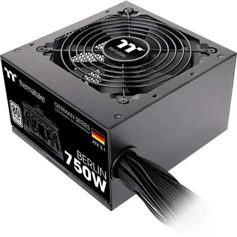 Thermaltake Berlin 750W / 750W / aktivní PFC / ATX 12V 3.1 / 120mm ventilátor / 80PLUS White