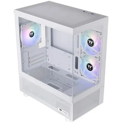 Thermaltake View 170 TG ARGB bílá / mATX / 2x USB-A 3.2 / 3x120mm / bez zdroje / průhledná bočnice 
