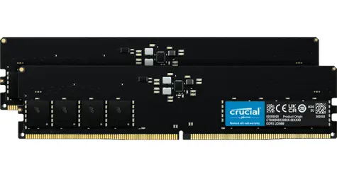 Crucial 64GB (2x32GB) DDR5 5600Mhz / CL46 / DIMM / non-ECC